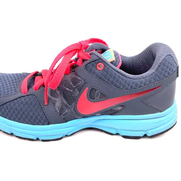 Nike Relentless 2 Women Running Sneakers Grey/Blue /Pink 512083-402 Size 7.5 - Picture 7 of 11